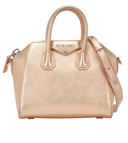 Small Antigona, &pound;850, Handbags, Pink, Leather, Front view